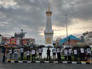 Mengutuk tegas tindakan keji Pemerintah Arab Saudi kepada pekerja migran asal majalengka, Tuti Tursilawati | Aksi Kamisan Jogja