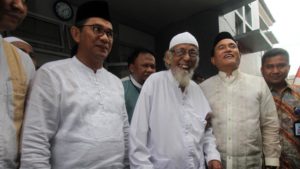 Abu Bakar Ba'asyir didampingin Yusril Ihza Mahendra | Antara