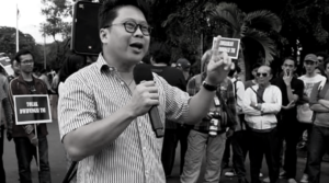 Robertus Robet dalam Aksi Kamisan (28/2/2019) | YouTube/Jakartanicus