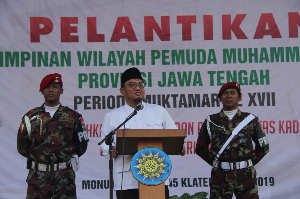 Dahnil Anzar dalam acara tabligh di Jawa Tengah | Twitter/Dahnilanzar