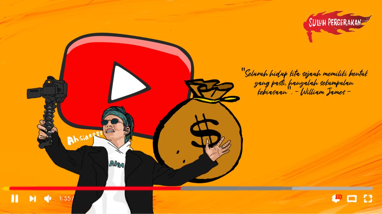 Ilustrasi Atta di layar YouTube | Suluh Pergerakan/Djoko